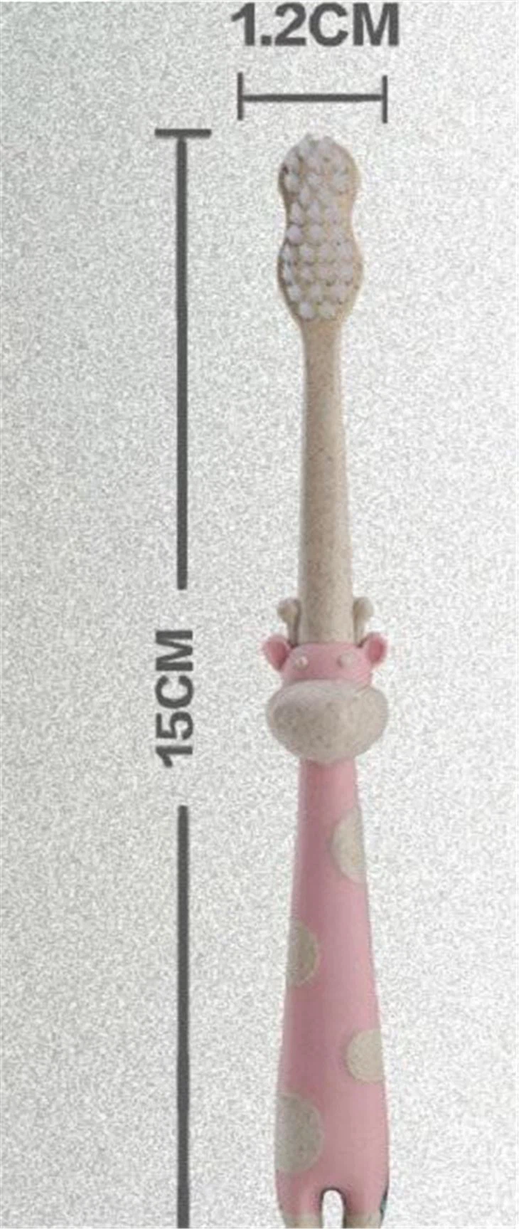 Wheat Straw Children Soft Toothbrush size
